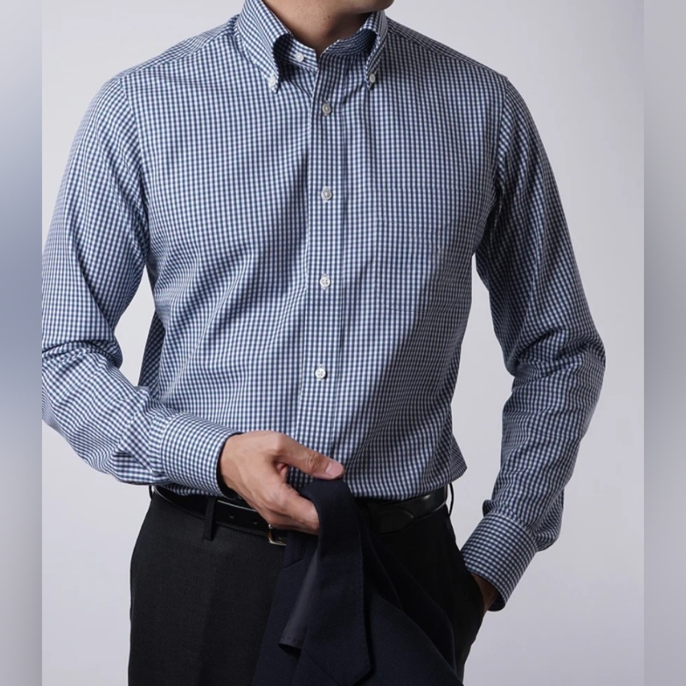 Kamakura Vintage Ivy Men's Graham Marsh Button-Down Dress Shirt - Size M